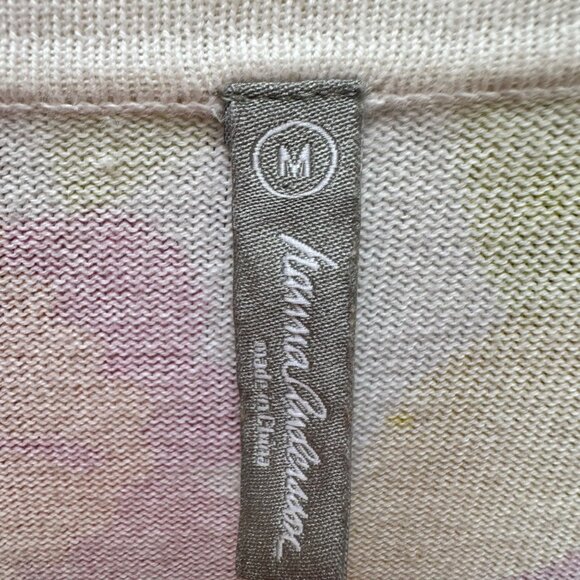 Hanna Anderson‎ Vintage-Inspired Floral Print Button-Up Cardigan Sweater Size M - Picture 8 of 8